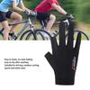 Cycling Gloves Black Soft Breathable Summer UV Protection Sunscreen Ice Silk Half Finger Gloves for Cycling Sports