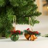 025 Christmas Bell Pendant Christmas Tree Decor Mini Handwoven Pendant