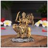 Durga MATA Idol for Car Dashboard and Home Decor, Vaishno Devi Sherawali MATA Murti, Goddess Durga Sitting On Lion Statue for Puja Room