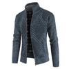 Winter Men's Casual Fashion Cardigan Sweater Jacket Long Sleeve Knitted Sweater Top Outwear Coat