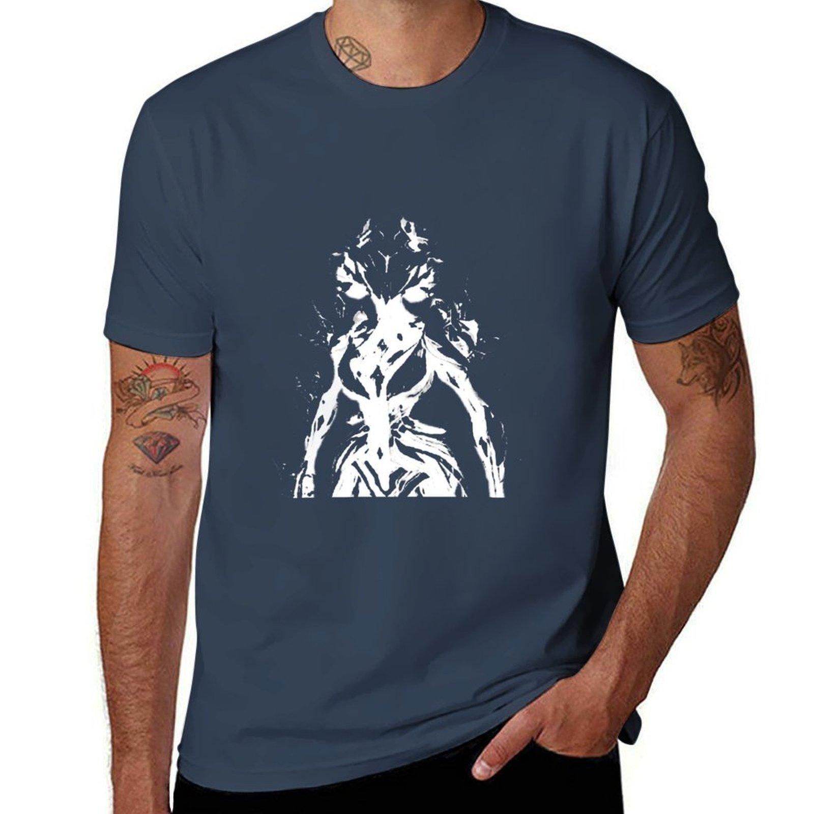 Warframe Fanart Silhouette Khora TShirt Moisture Control Sports Tee S