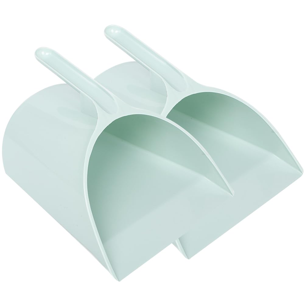 DOITOOL Household Freestanding Standing Plastic Handheld Kitchen Trash Hanging Trash For Kitchen Kitchen Standing Trash Set of 2 Dustpan, Dustpan,