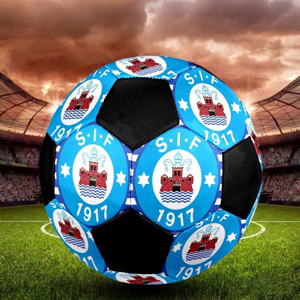 SIZE 5 Silkeborg IF Soccer Ball Colorful All Ages Machine Stitched PVC Competition Ready Durable High-Bounce