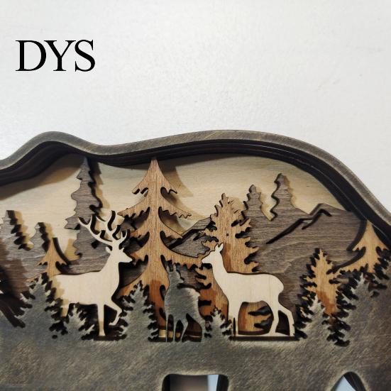 Brown Bear Decor Universal Eco-friendly Compact Table Forest Elk Ornament Crafts for Xmas Figurine