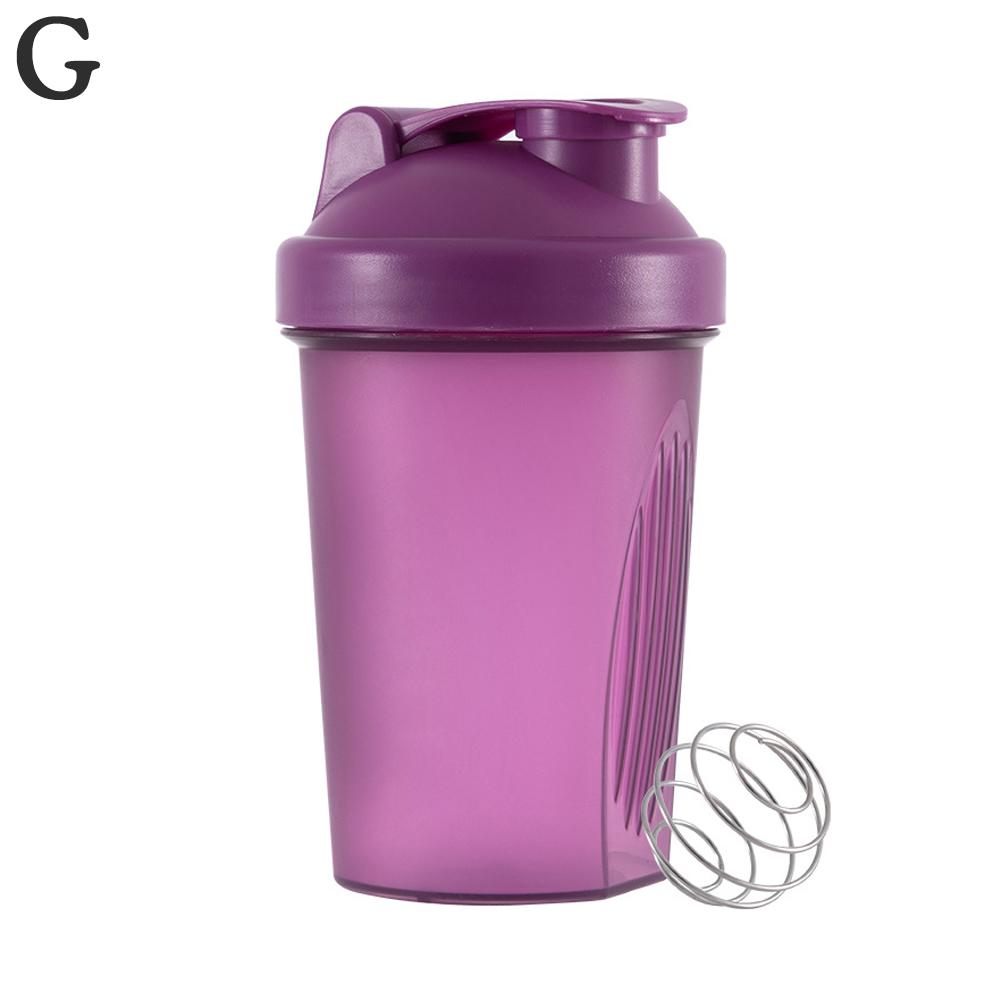 NEW 400ML Shaker Bottles Sport Water Cups Whey Protein Powder Mixer Bottle Fitness Gym Shaker Outdoor Portable Plastic Drink Cup