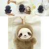 Charming Plush Animal Keychain Featuring Cute Koala And Sloth Designs Soft Touch
