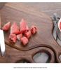 Black Walnut Chopping Board: Couple Leaning Style for Steak, Bread, Baby Food & Fruit - Solid Wood Household Cutting Board