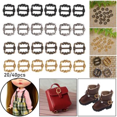 Spielzeug Mini Ultra-kleine Muster Gürtelschnallen DIY Puppen Schnallen Puppentaschen Zubehör Tri-Glide Schnalle