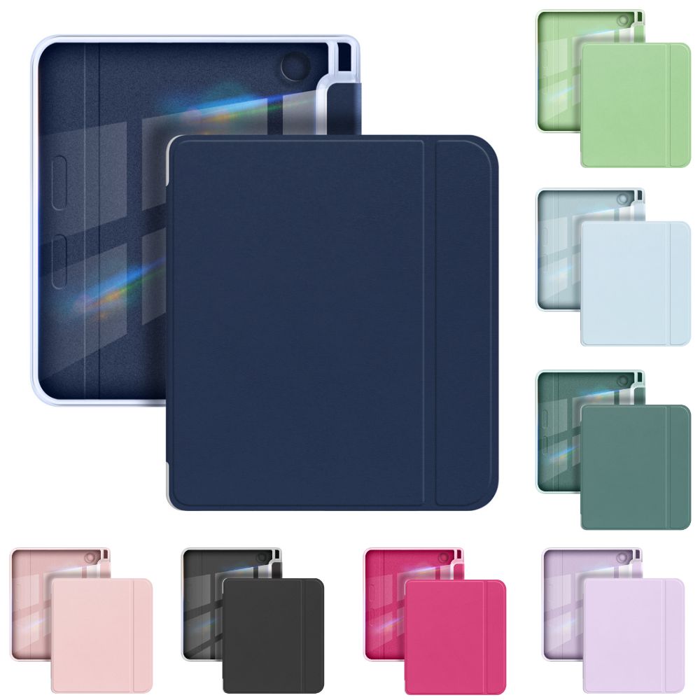 Magnetic Folio Cover Pencil Slot Case for KOBO Libra Color/2 7 Inch 2024 Released Daily Reading