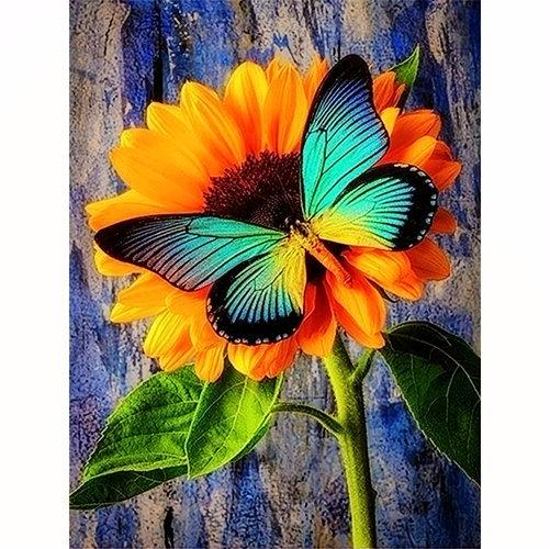 DIY 5D Full Diamond Embroidery Flower Diamond Mosaic Butterfly Diamond Painting Animal Rhinestones Pictures Display Gift Home
