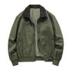 Thin Jacket, Loose Clothes, Large Size Top, Spring and Autumn Young Men's Lapel Wash Tooling Jacket