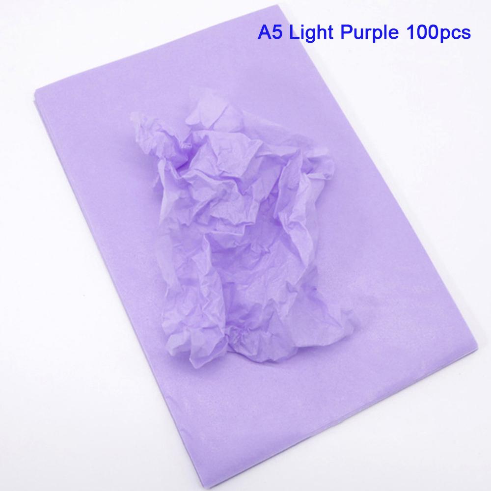100Pcs Eco-Friendly A4/A5 Translucent Tissue Paper Gift Wrapping for Wine, Clothing, Shoes | Christmas Birthday Party Supplies