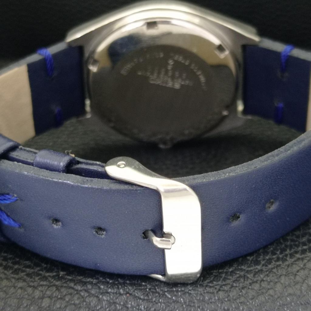 Seiko 5 AUTOMATIC 6319A JAPAN MENS VINTAGE BLUE COLOR DIAL WATCH A701914-5 R207-a701914