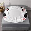 Cute Cartoon Panda Pattern Bed Hat Four-Piece Bedding Set Bedroom Dormitory Bedding Decoration