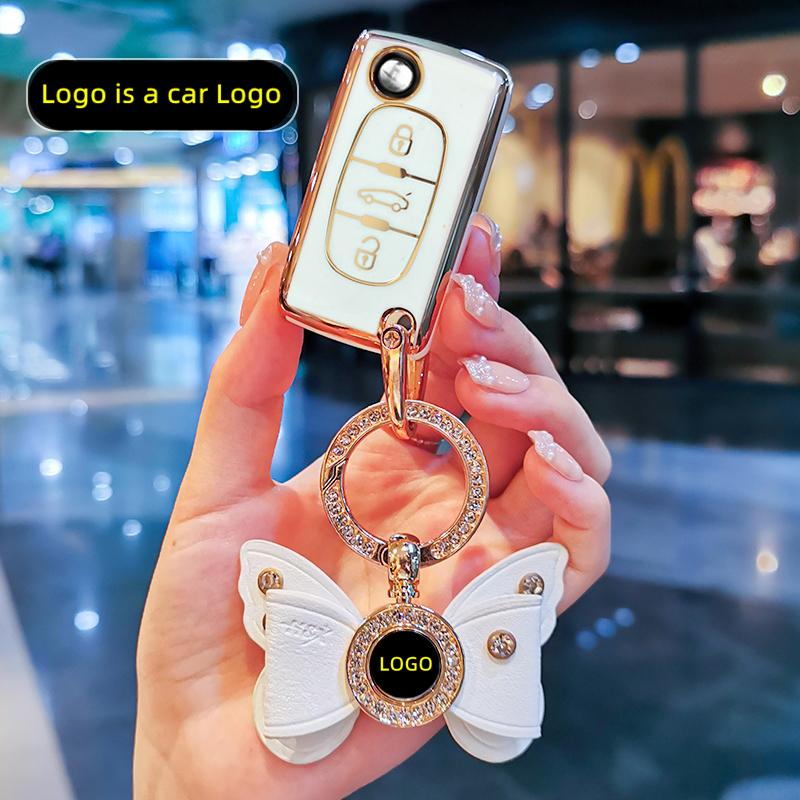 New TPU Car Remote Key Case Cover Protect Shell Bag For Citroen Xsara Picasso C2 C3 C4 C5 C6 C8 Keyless Accessories