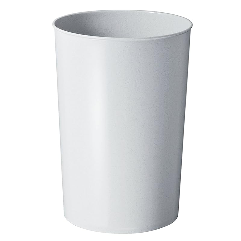 Shinki Gosei Tonbo Toss Trash Can, 19.5 liters, Gray, Simple Design, Diameter 28cm x Height 40cm, R-40, Made in Japan