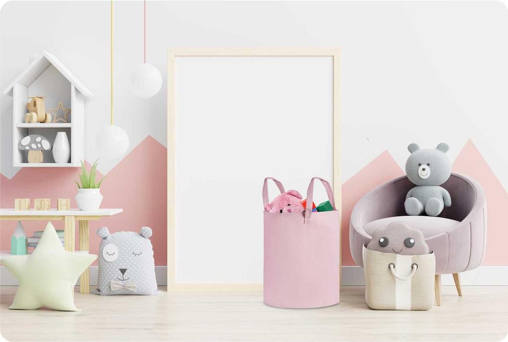 Nukido Toy Basket - Pink
