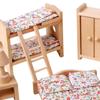 Wooden Dollhouse Furniture Set Miniature Toys Hobby Crafts Pretend Play Toy for Boys