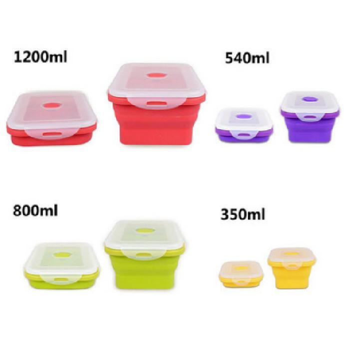 Folding lunch box