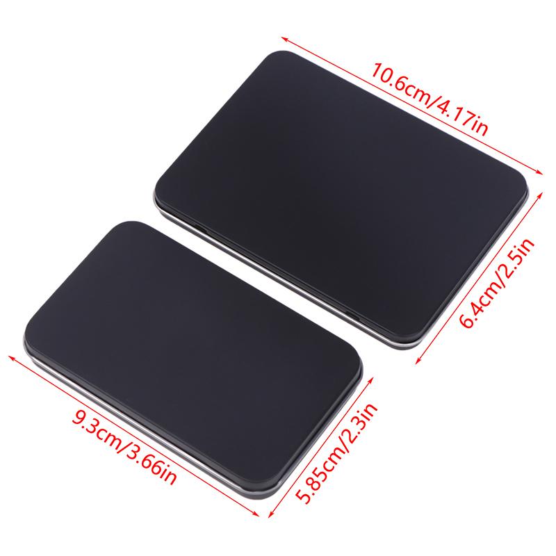 Scatola di latta portatile vuota per acquerelli 36/40 scomparti Mini tavolozza per acquerelli Vassoio per pittura da viaggio Materiali artistici