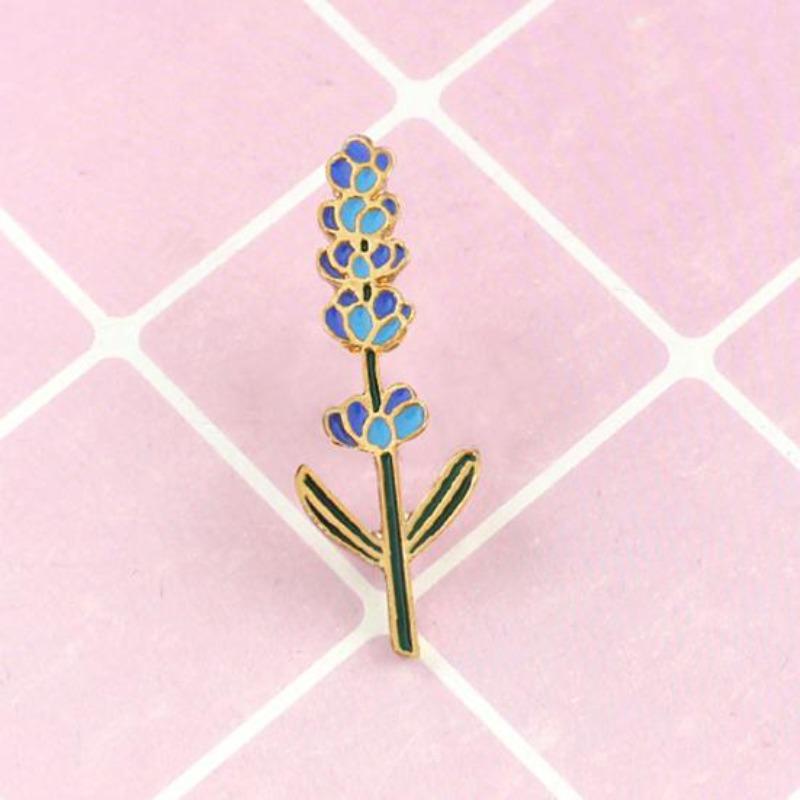 Spilla da donna con bottone a forma di fiore smaltato, spilla da donna, regalo di San Valentino