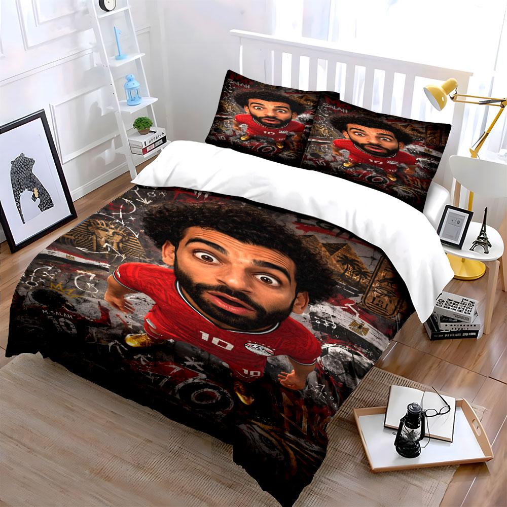 Soccer-themed Player Graphic Design. Bedding Sets Duvet Cover Sets Duvet Covers Pillowcases(1*Duvet Cover 2*Pillowcases Without Duvet Insert)