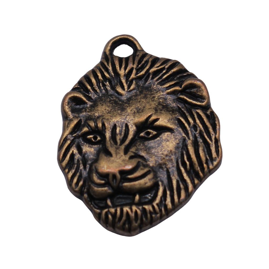 Retro Leopard Charms Metal Animal Pendants For Jewelry Making Handmade Supplies