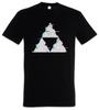 Triforce Glitch T-Shirt Symbol Sign Logo Zelda The Golden Power Hyrule Game