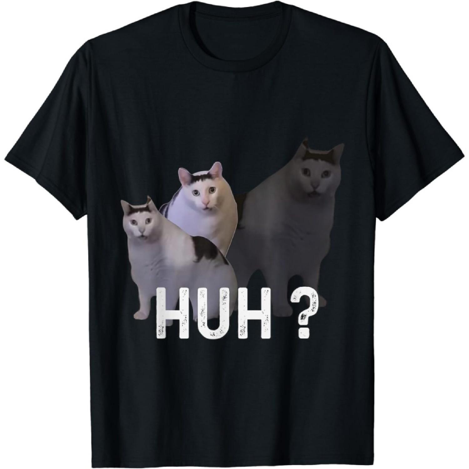 Funny I Go Meow Funny Singing Cat Meme T-Shirt 100% Cotton Graphic Tee Mens Womens Unisex XXXXXL разноцветный