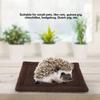 Hedgehog Guinea Pig Bed Mat Rectangular Plush Cushion Hamster House Nest Pet Supplies