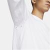 Nike Tricou Casual Sport Culoare Solidă Larg Decolteu Rotund Mânecă Lungă Umeri Căzuți Topuri Bărbați Alb FB8586-100