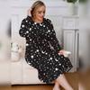 Plus Size Women's Nightgown - Casual Comfortable Loungewear Sleep Dress