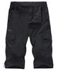 Shorts for and Cool and Outdoor Stretch Shorts for and Available In Dark Gray Men's 3/4-Length Golf, Cycling, Work, Fishing, Activities. Fishing,