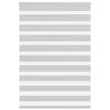 VidaXL Store Zèbre Gris Clair Largeur Du Tissu 100,9 Cm Polyester, Store Enrouleur Zébré, Store Zébré Pour Fenêtre, Store 4014444