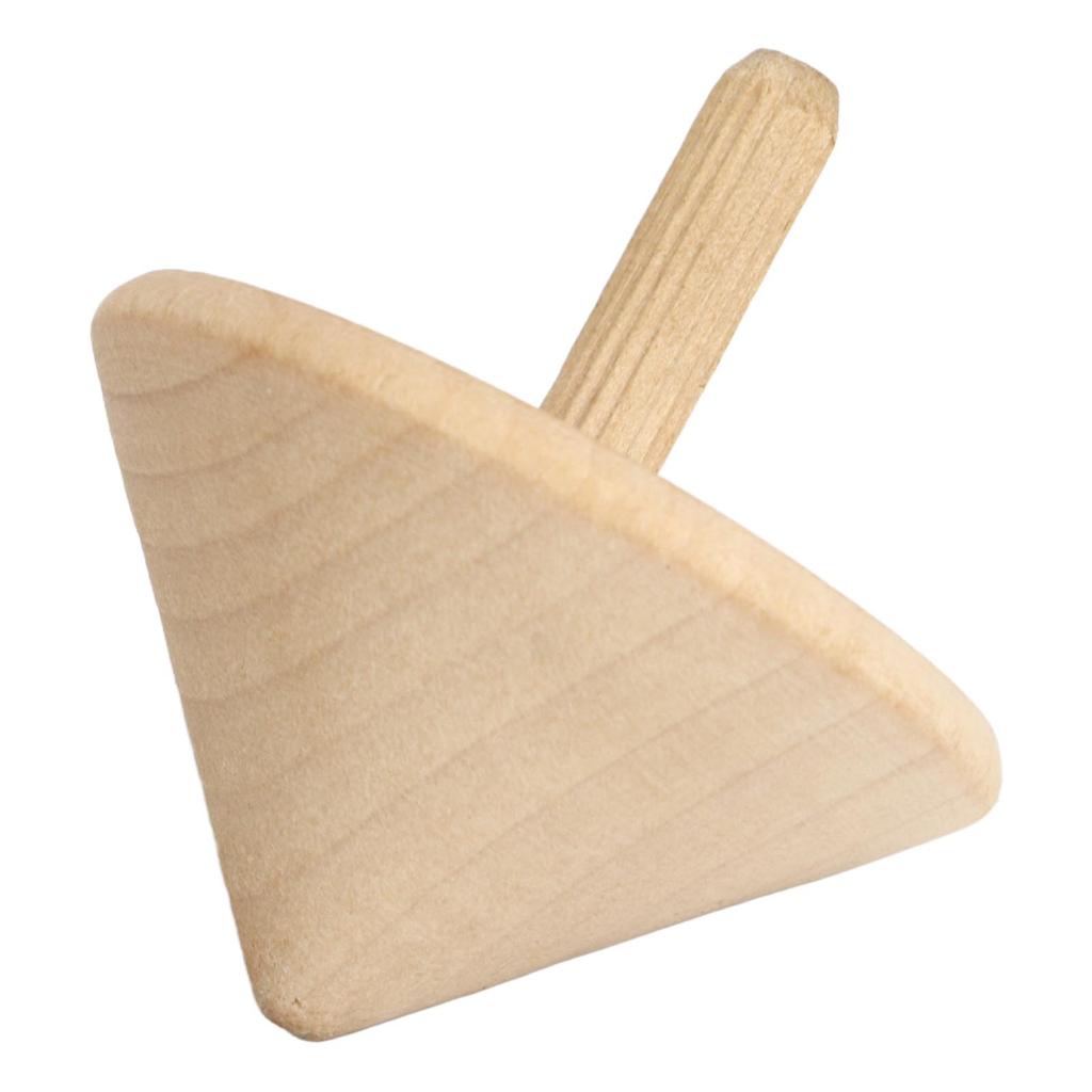 Wooden Top Craft Toy Rotating Wood Top Craft Gyroscopes Toy Gifts for DIY Kids Children Type A