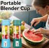 1 Stück USB Wiederaufladbarer Tragbarer Entsafterbecher Kompaktes Design für Zuhause, Tragbarer Saftbereiter | Eleganter Entsafterbecher