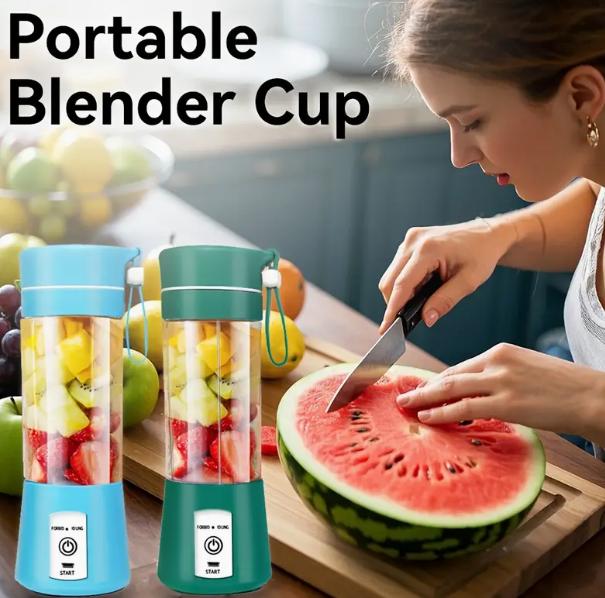 1 Stück USB Wiederaufladbarer Tragbarer Entsafterbecher Kompaktes Design für Zuhause, Tragbarer Saftbereiter | Eleganter Entsafterbecher