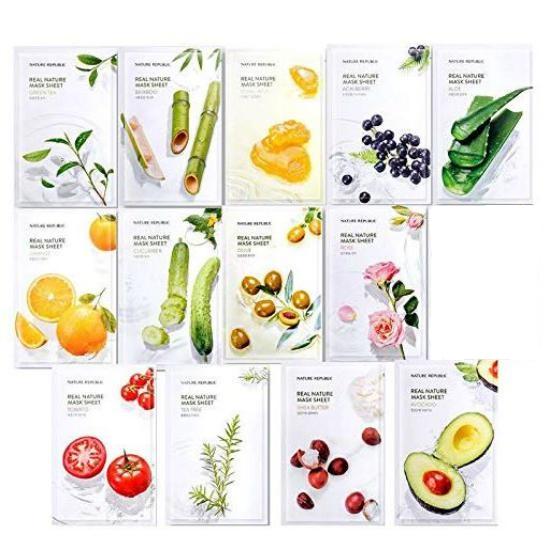 

Nature Republic Real Nature Mask Sheet (10 Pcs Random Pack) (3 Options)