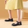 Women's Breathable Summer Low-Cut Leather Shoes, Thick Non-Slip Sole, Versatile Soft Mom Shoes SZ8123