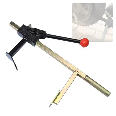 Motorcycle Tire Breaker with Steel Construction and Two Contact Prongs for Manual Tubeless Tire Removal and Wheel Repair Service Tasks