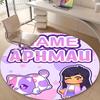 Personalized A-AphmauS Round Chair Office Rug - Perfect for Mat, Office Chair & More - Ideal Gift for Birthdays and Holidays