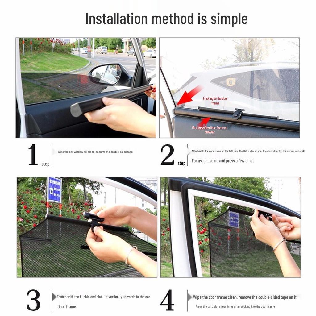 Driver's Seat Sunshade: Heat-Insulating Car Curtain for Privacy and Sun Protection