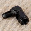 Universal AN3 Female to 3AN Male 90 Degree Flare Swivel Hose Fitting Adapter Connector Fit for Oil Fuel Coolant Water Air Gas