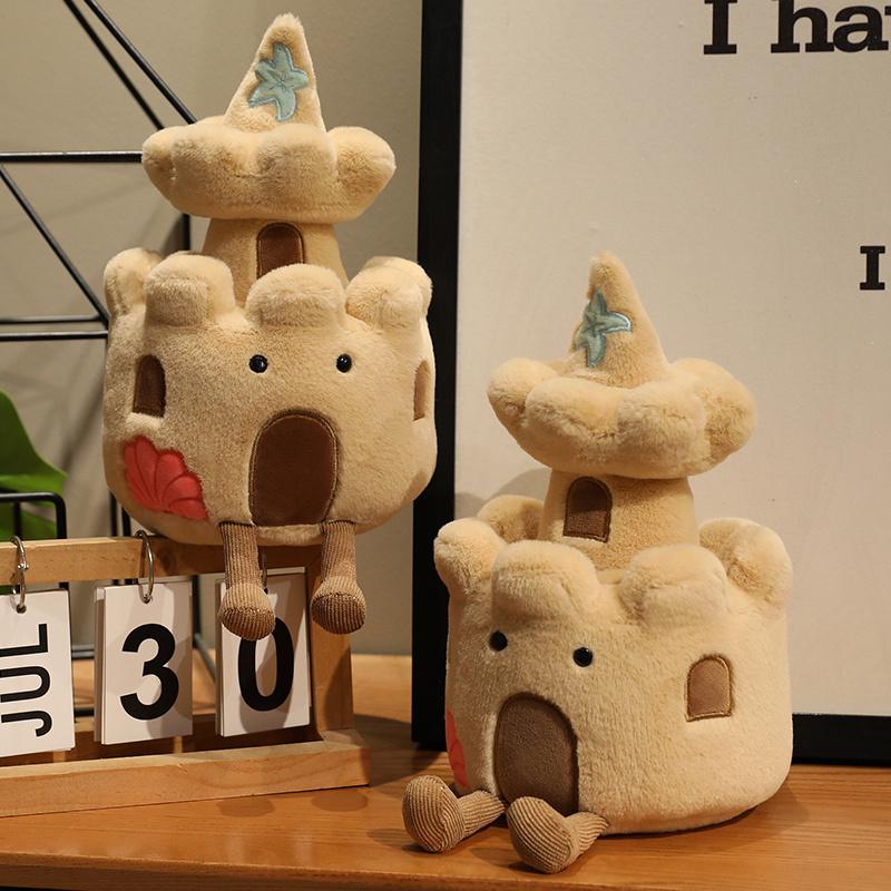 25cm Cat Castle Plush Doll Cute Cake Stuffed Plush Toys Fun Home Bedroom Doll Decoration Kids Birthday Valentine'S Gift