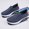 2025 New Flying Woven Women's Shoes Casual Sports Shoes Rocking Women's Single Shoes Air Cushion Shoes