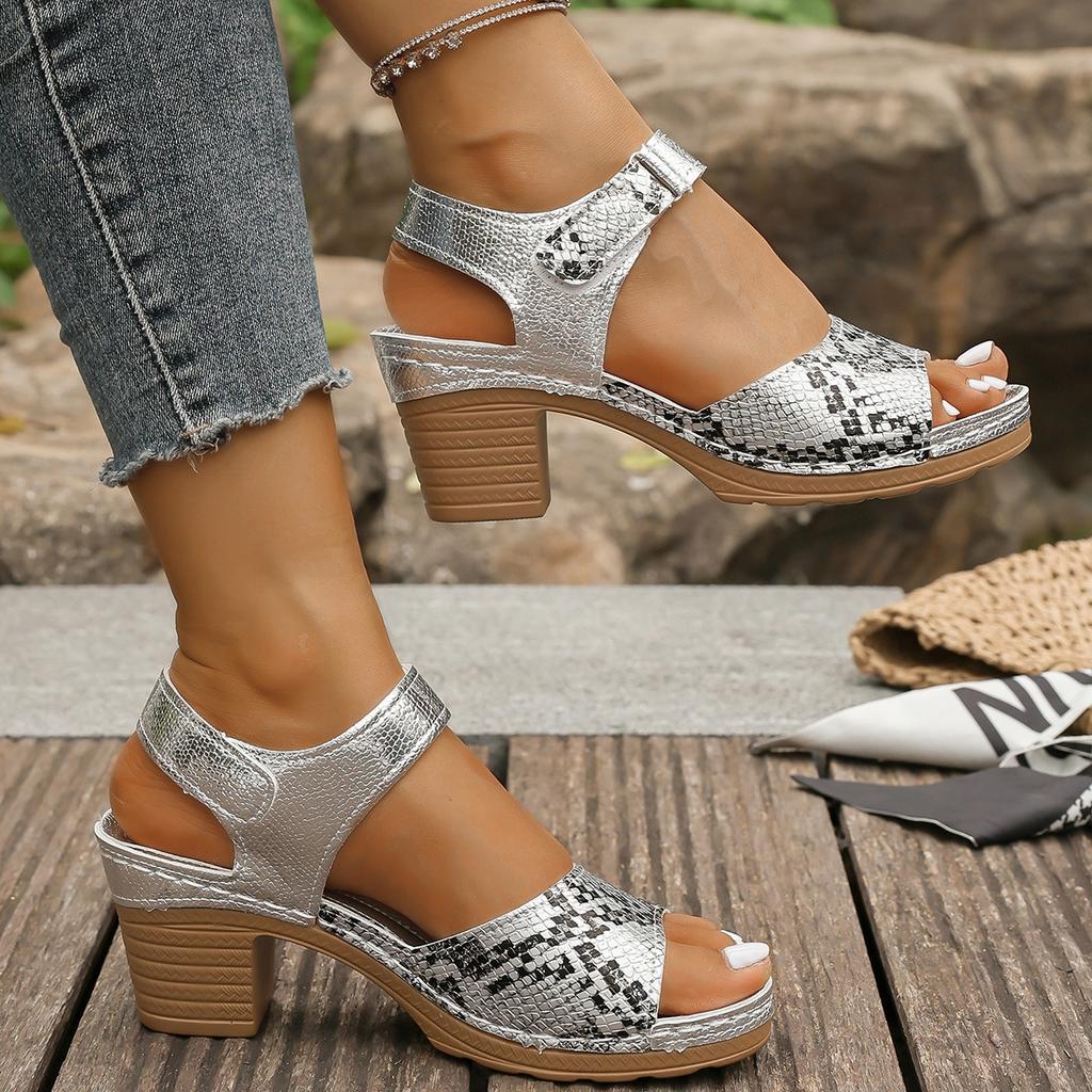 Summer Fashion 2026 Women Peep Toe Platform High Heel Sandals Plus Size Shoes for Women 36-43 Casual Women Shoes