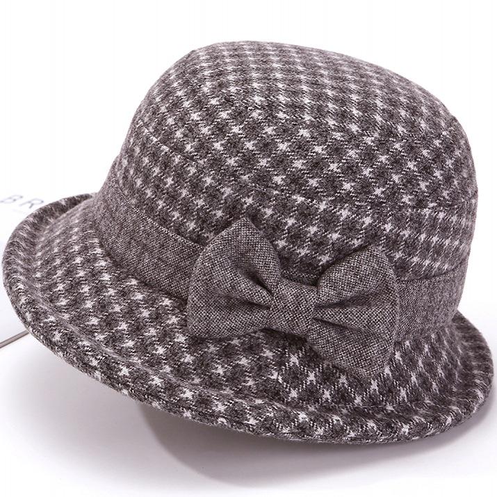 Chapeau de pêcheur d'automne et d'hiver pour femmes de tous âges - Style Fedora chaud
