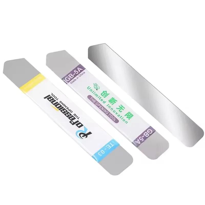 6-1PCS Stainless Steel Blade Soft Thin Pry Spudger Cell Phone Tablet Screen Battery Opening Tools for Samsung iPhone iPad Opener