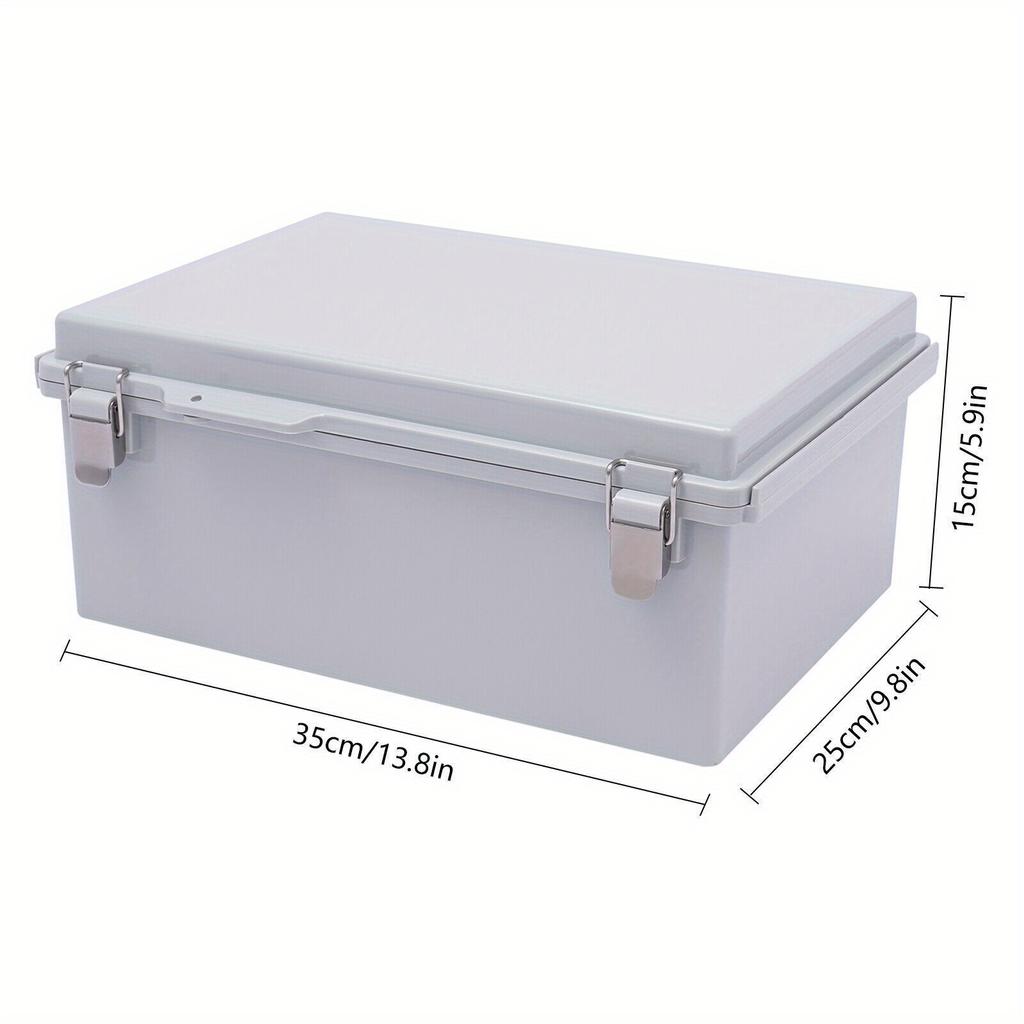 IP67 Rated Junction Box with Mounting Plate Wall Mount Enclosure for Electrical Communication and Firefighting Equipment