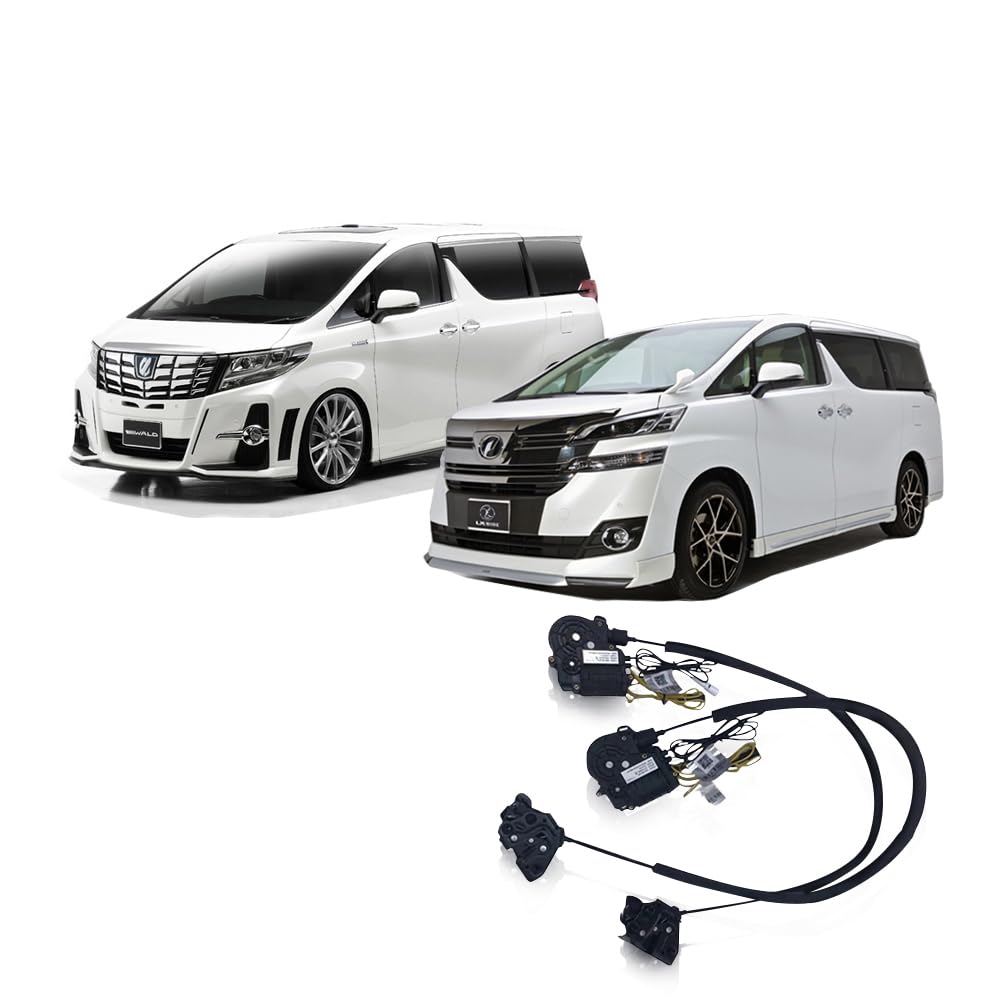 Whiplinks Front Door Easy Closer Kit for Toyota Electric Power Side Doors Prevents Left Doors from Being Left Aftermarket Swing Door Compatible
